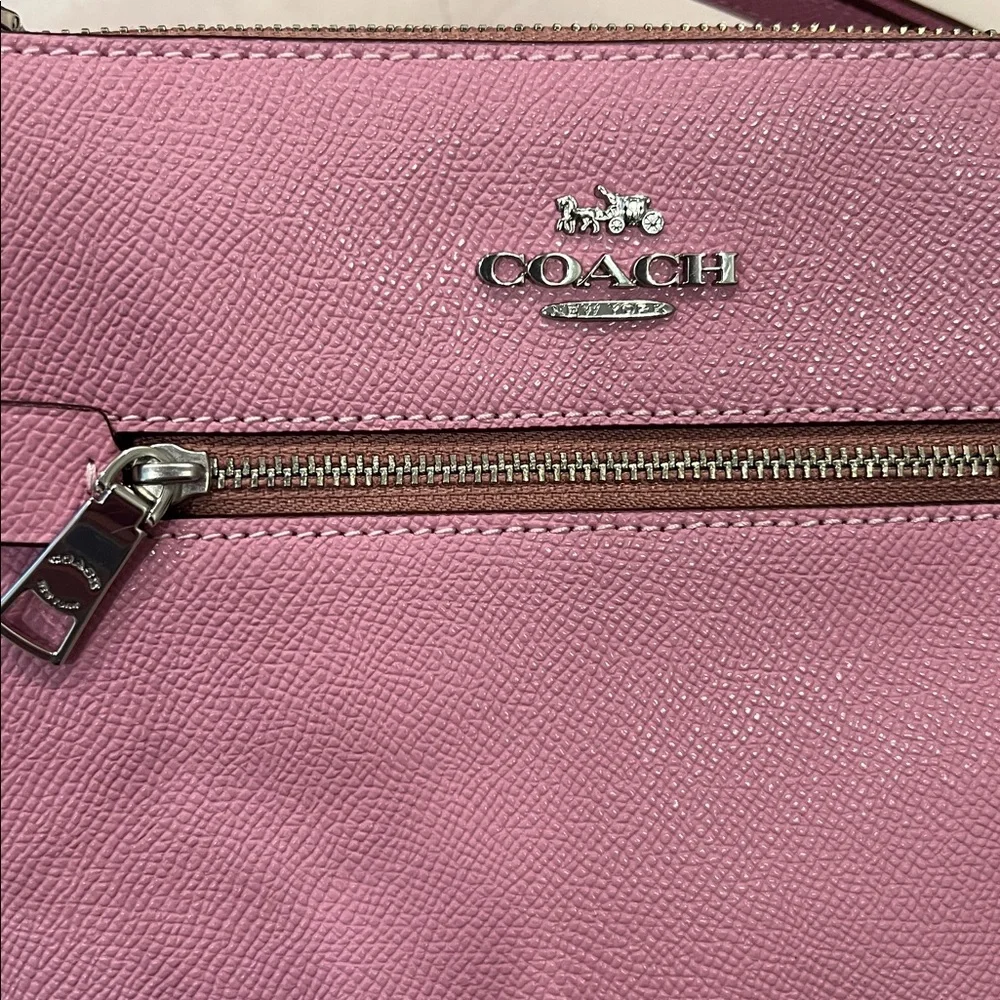 Coach Pink Mini Rowan File Crossbody - Picture 2 of 7